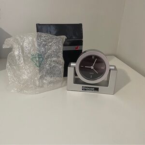 Comcast Business Services Desk Clock (Grey) Brand NIB Tested Working 5”
